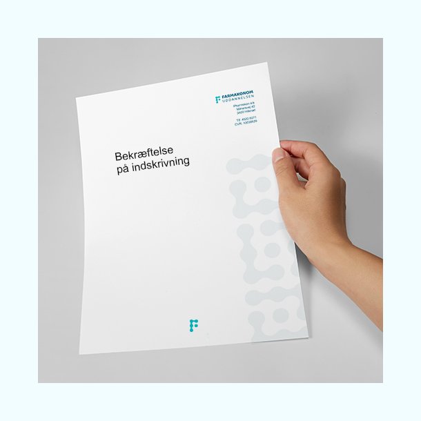 Bekr�ftelse p� indskrivning